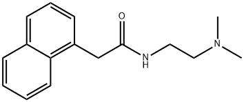 N-[2-(Dimethylamino)ethyl]-1-naphthaleneacetamide Structure