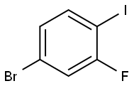 4-Bromo-2-fluoro-1-iodobenzene 구조식 이미지