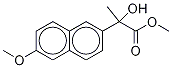 α-하이드록시-6-메톡시-α-메틸-2-나프탈렌아세트산메틸에스테르 구조식 이미지