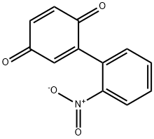 (o-니트로페닐)-p-벤조퀴논 구조식 이미지