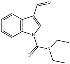 1-diethylcarbamoyl-3-formylindole 구조식 이미지