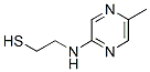 Ethanethiol, 2-[(5-methylpyrazinyl)amino]- (9CI) Structure