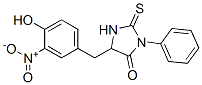 5-(4-hydroxy-3-nitrobenzyl)-3-phenyl-2-thiohydantoin 구조식 이미지