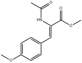 (Z)-METHYL 2-ACETAMIDO-3-(4-METHOXYPHENYL)ACRYLATE Structure