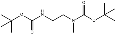 tert-Butyl N-[2-(Boc-amino)ethyl]-N-methylcarbamate Structure