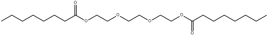 2,2'-ethylenedioxydiethyl dioctanoate  Structure