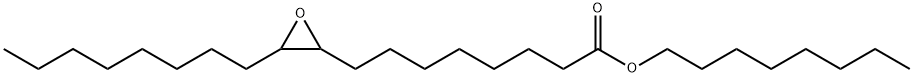 OCTYL 3-OCTYLOXIRANEOCTANOIC ACID Structure