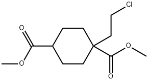 106004-06-2 1-(2-CHLOROETHYL)CYCLOHEXANE-1,4-DICARBOXYLIC ACID DIMETHYL ESTER