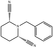 CIS-1-BENZYL-2,6-DICYANOPIPERIDINE Structure