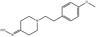 1-[2-(4-Methoxyphenyl)ethyl]piperidine-4-ketoxime Structure