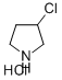 PYRROLIDINE, 3-CHLORO-, HYDROCHLORIDE Structure