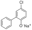4-클로로-2-페닐페놀,나트륨염 구조식 이미지