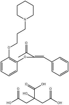 (Z)-4-Phenyl-3-(2-(3-piperidinopropoxy)phenoxy)-3-buten-2-one citrate  (1:1) Structure