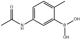 5-Acetamido-2-methylphenylboronic acid Structure