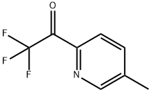 2,2,2-트리플루오로-1-(5-메틸피리딘-2-일)에타논 구조식 이미지