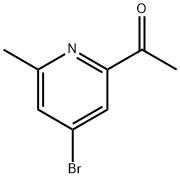 1-(4-bromo-6-methylpyridin-2-yl)ethanone Structure