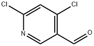 4,6-dichloronicotinaldehyde 구조식 이미지