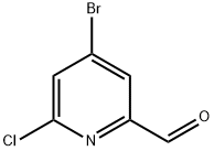 4-bromo-6-chloropicolinaldehyde Structure