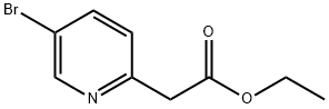 этил-2-(5-бромпиридин-2-ил)ацетат структурированное изображение
