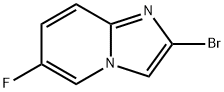 2-BroMo-6-플루오로이미다조[1,2-a]피리딘 구조식 이미지
