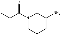 1-isobutyrylpiperidin-3-amine Structure