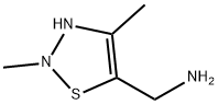 N-methyl-1-(4-methyl-1,2,3-thiadiazol-5-yl)methanamine Structure