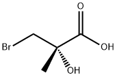 (2S)-3-Bromo-2-hydroxy-2-methylpropanoic acid Structure