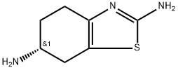 (+)-(6R)-2,6-Diamino-4,5,6,7-tetrahydrobenzothiazole Structure