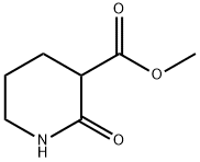 2-OXO-PIPERIDINE-3-CARBOXYLIC ACID METHYL ESTER Structure