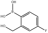 (4-Fluoro-2-(hydroxyMethyl)phenyl)boronic acid Structure