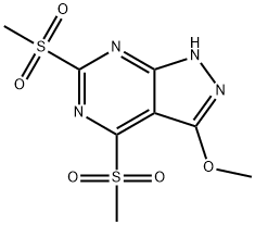 1061346-75-5 1H-Pyrazolo[3,4-d]pyriMidine, 3-Methoxy-4,6-bis(Methylsulfonyl)-