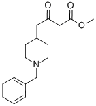 BETA-OXO-1-(PHENYLMETHYL)-4-PIPERIDINEBUTANOIC ACID METHYL ESTER Structure