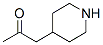 2-Propanone, 1-(4-piperidinyl)- (9CI) Structure