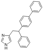 4-(2-(1,1'-Biphenyl)-4-yl-2-phenylethyl)-1H-imidazole Structure