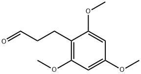 Benzenepropanal, 2,4,6-triMethoxy- Structure