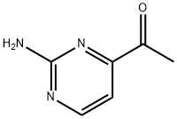 에타논,1-(2-아미노-4-피리미디닐)- 구조식 이미지