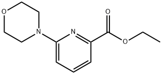 에틸6-모르폴리노피리딘-2-카르복실레이트 구조식 이미지
