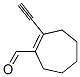 1-Cycloheptene-1-carboxaldehyde, 2-ethynyl- (9CI) Structure