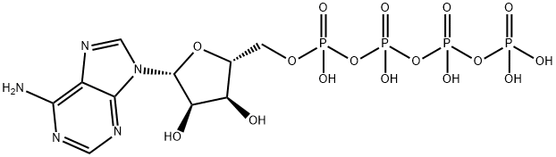 adenosine 5'-tetraphosphate 구조식 이미지