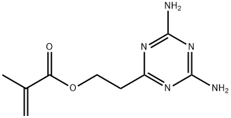 2,4-DIAMINO-6-(METHACRYLOYLOXY)ETHYL-1,3,5-트라이아진 구조식 이미지