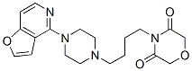 4-[4-[4-(Furo[3,2-c]pyridin-4-yl)piperazin-1-yl]butyl]-3,5-morpholinedione Structure