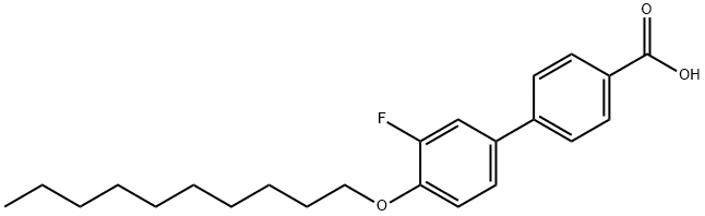 4-[4-(Decyloxy)-3-fluorophenyl]-benzoic acid Structure