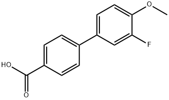 3'-FLUORO-4'-METHOXYLBIPHENYL-4-CARBOXYLIC ACID Structure