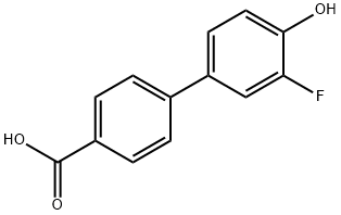4-(2-Chloro-3-hydroxyphenyl)benzoic acid 구조식 이미지
