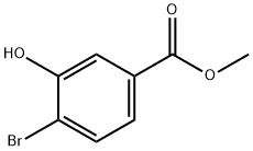 METHYL 4-BROMO-3-HYDROXYBENZOATE 구조식 이미지