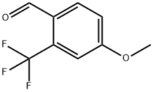 4-метокси-2-(трифторметил) бензальдегида структурированное изображение