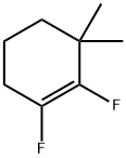 Cyclohexene, 1,2-difluoro-3,3-dimethyl- (9CI) Structure