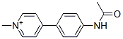 1-methyl-4-(4'-acetamidophenyl)pyridinium Structure