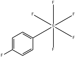 4-Fluorophenylsulphur pentafluoride 구조식 이미지