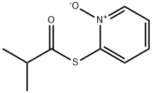 Propanethioicacid,2-methyl-,S-(1-oxido-2-pyridinyl)ester(9CI) Structure